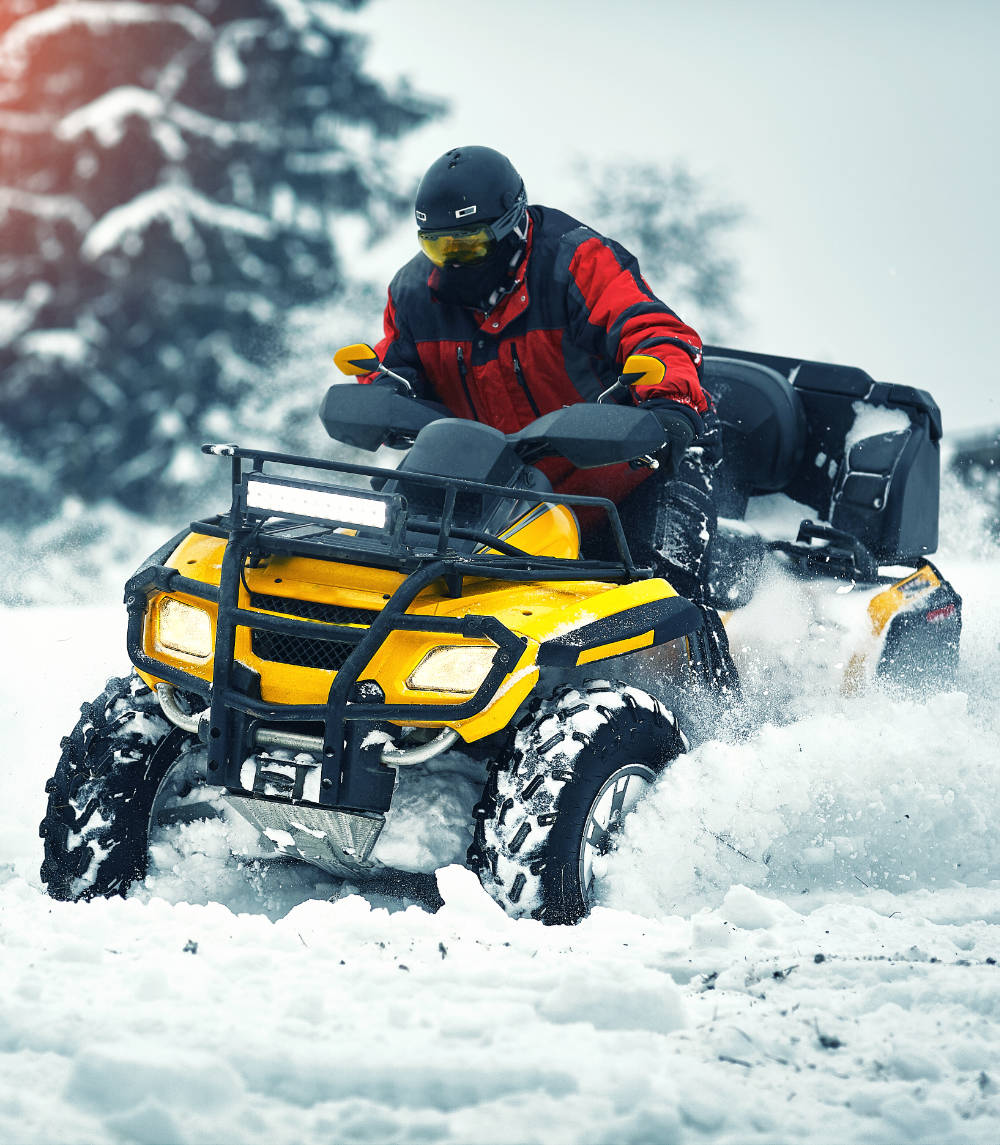 Rider,Driving,In,The,Quadbike,Race,In,Winter,In,The