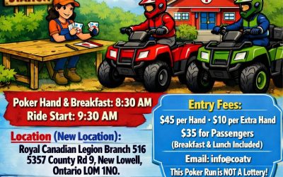 COATV Poker Run — July 12 · Rain or Shine