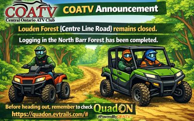 Louden Forest (Centre Line Road) Remains Closed