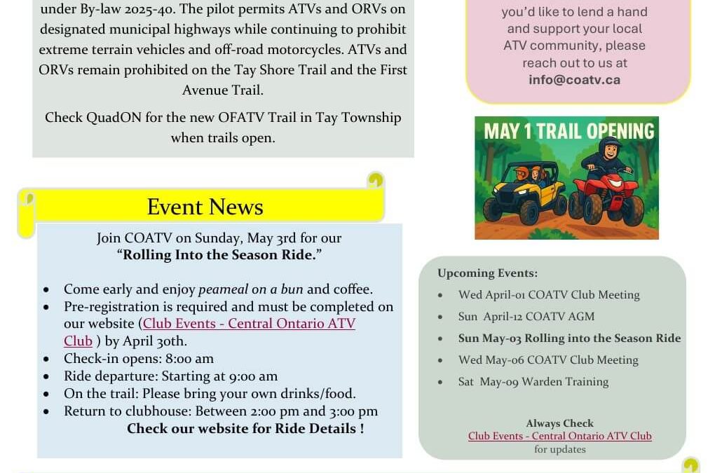 March 2026 Newsletter — Season Preview